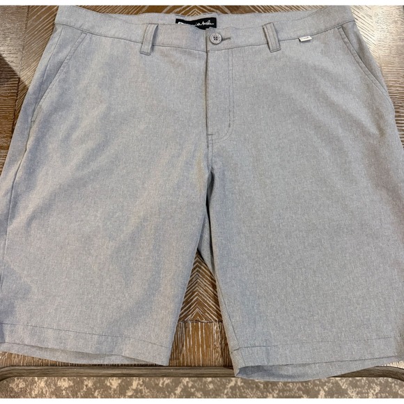 TravisMathew Other - TravisMathew Mens Grey Heathered Performance Golf Shorts Size 38 Stretch Casual